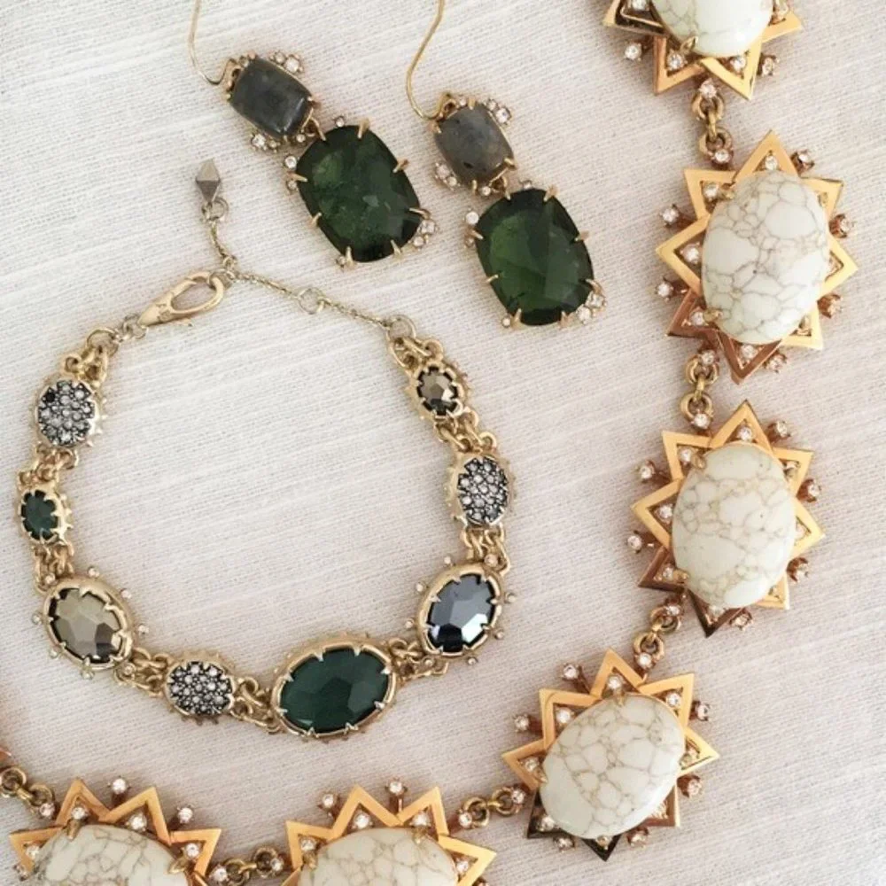 Alexis Bittar Elements Double Drop Earrings NEW - Picture 2 of 12